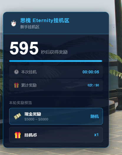 SH-AFK FiveM 挂机奖励系统插件封面